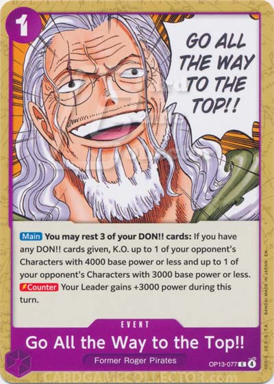 One Piece TCG (2022): Go All the Way to the Top!!