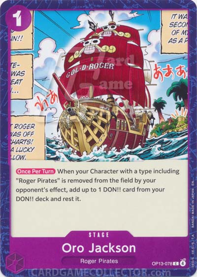 One Piece TCG (2022): Oro Jackson