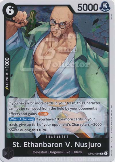 One Piece TCG (2022): St. Ethanbaron V. Nusjuro