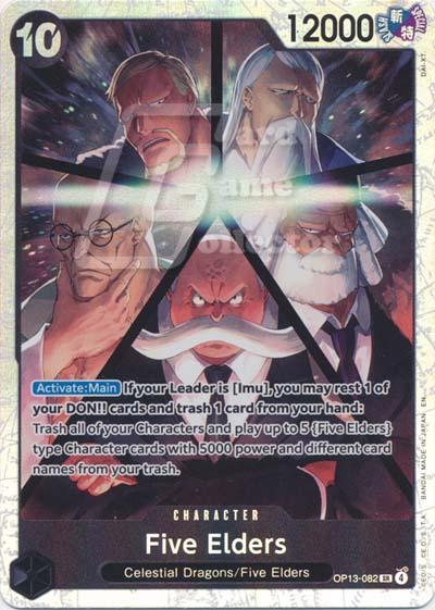 One Piece TCG (2022): Five Elders