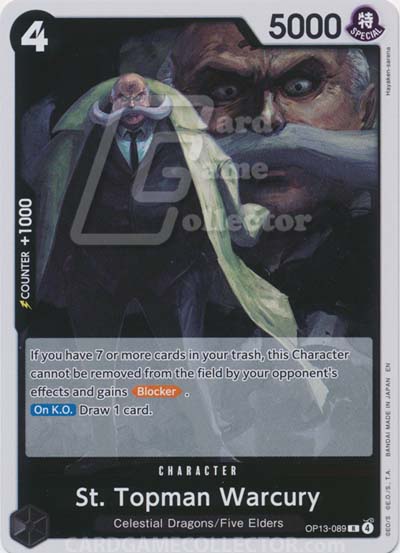 One Piece TCG (2022): St. Topman Warcury