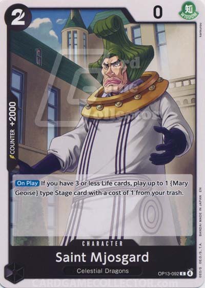 One Piece TCG (2022): Saint Mjosgard
