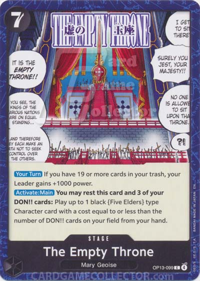 One Piece TCG (2022): The Empty Throne