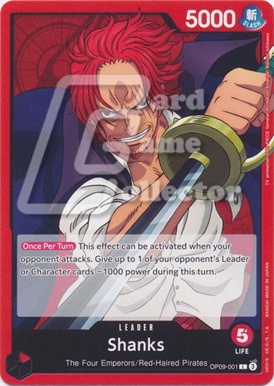 One Piece TCG (2022): Shanks