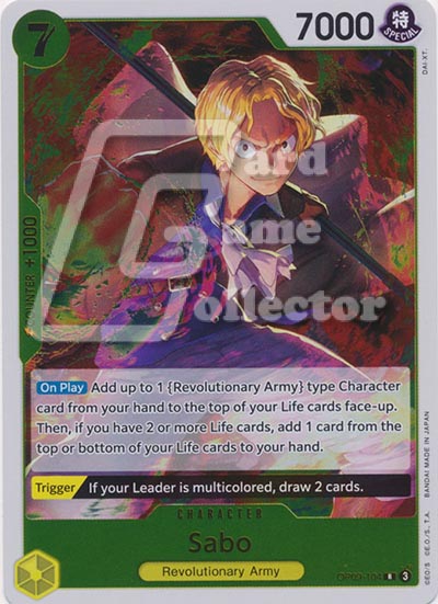 One Piece TCG (2022): Sabo