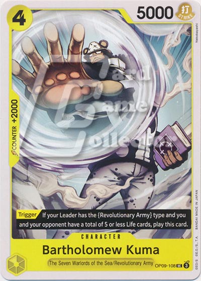 One Piece TCG (2022): Bartholomew Kuma