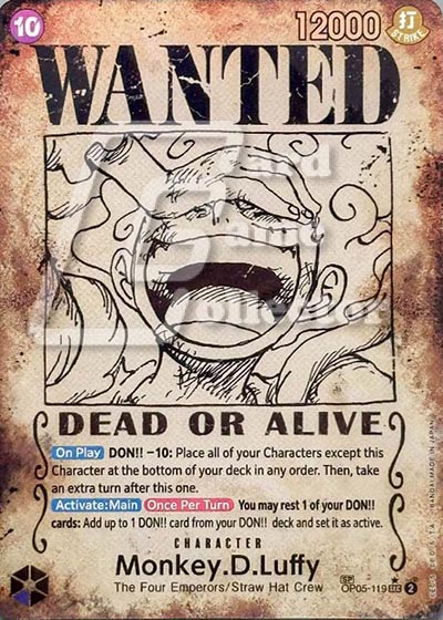 One Piece TCG (2022): Monkey D Luffy