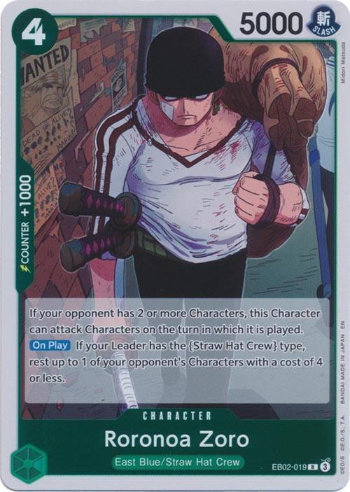 One Piece TCG (2022): Roronoa Zoro