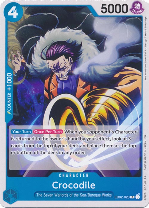 One Piece TCG (2022): Crocodile