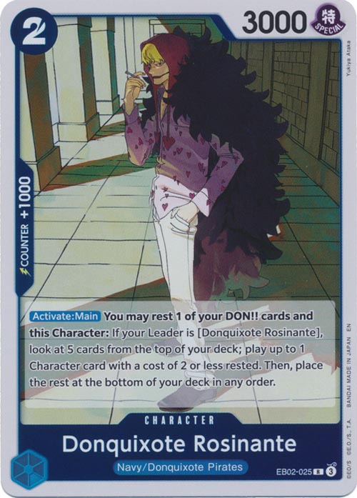 One Piece TCG (2022): Donquixote Rosinante