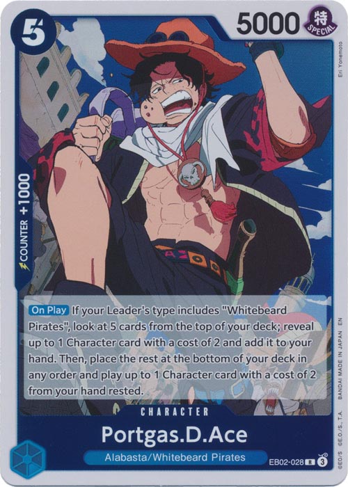 One Piece TCG (2022): Portgas D Ace