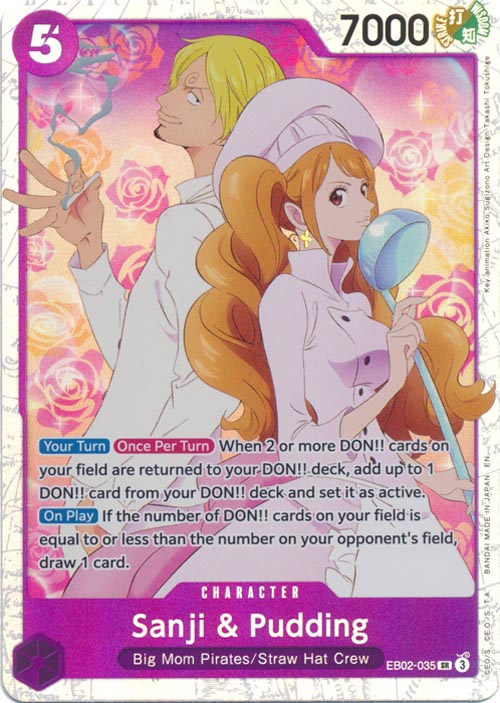 One Piece TCG (2022): Sanji & Pudding