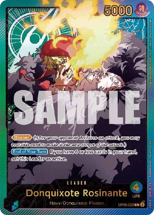 One Piece TCG (2022): Donquixote Rosinante
