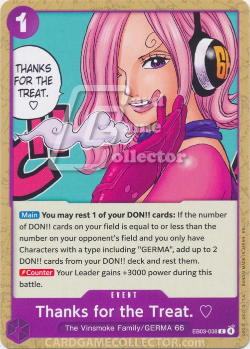 One Piece TCG (2022): Thanks for the Treat  ♡