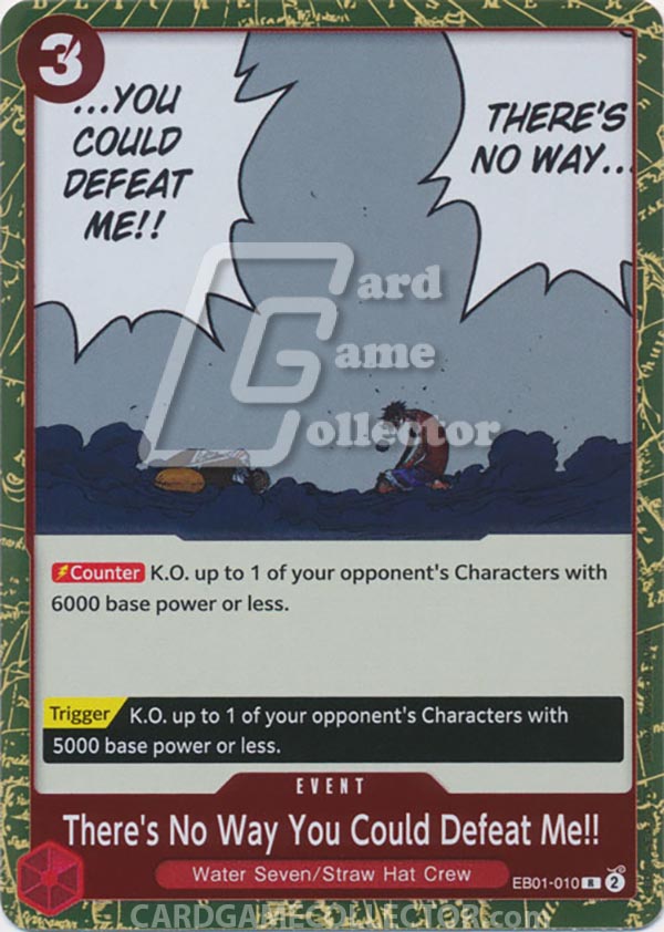 One Piece TCG (2022): There's No Way You Could Defeat Me!!