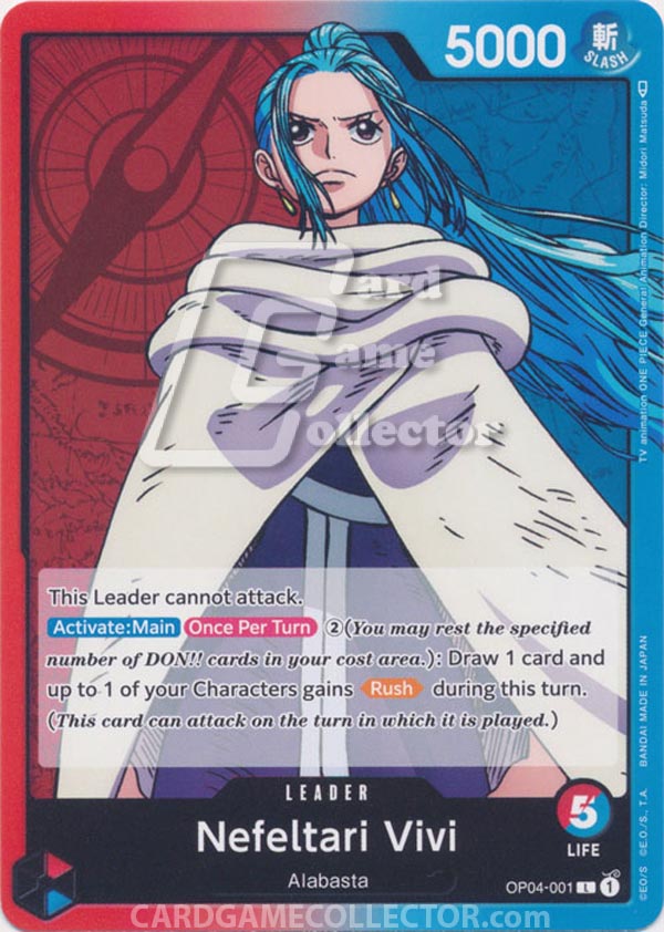 One Piece TCG (2022): Nefeltari Vivi