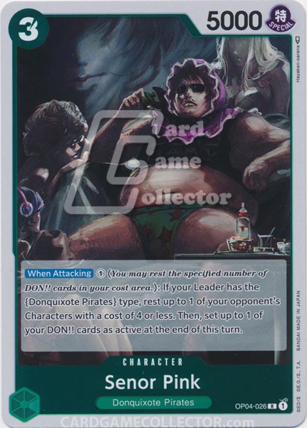 One Piece TCG (2022): Senor Pink