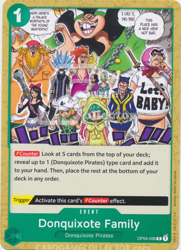 One Piece TCG (2022): Donquixote Family