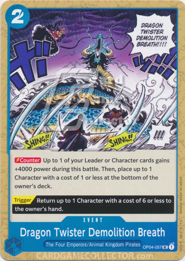 One Piece TCG (2022): Dragon Twister Demolition Breath