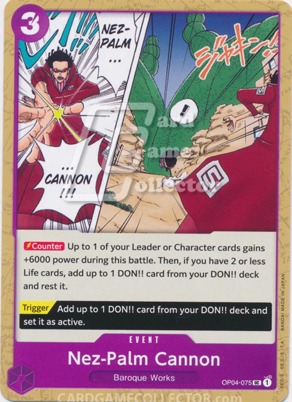 One Piece TCG (2022): Nez-Palm Cannon