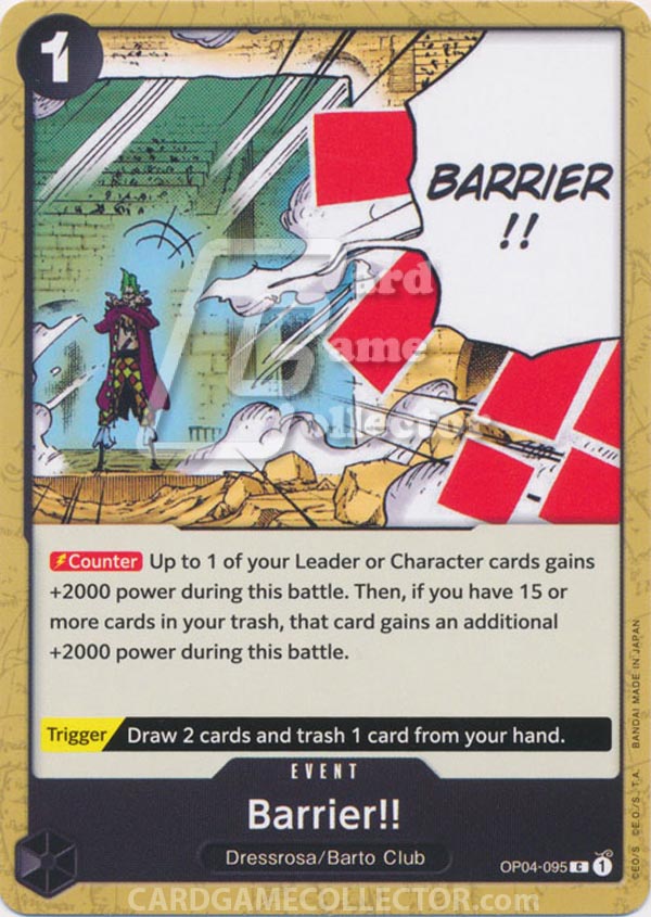 One Piece TCG (2022): Barrier!!