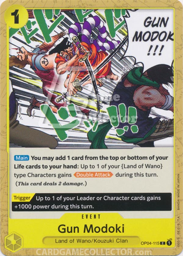 One Piece TCG (2022): Gun Modoki