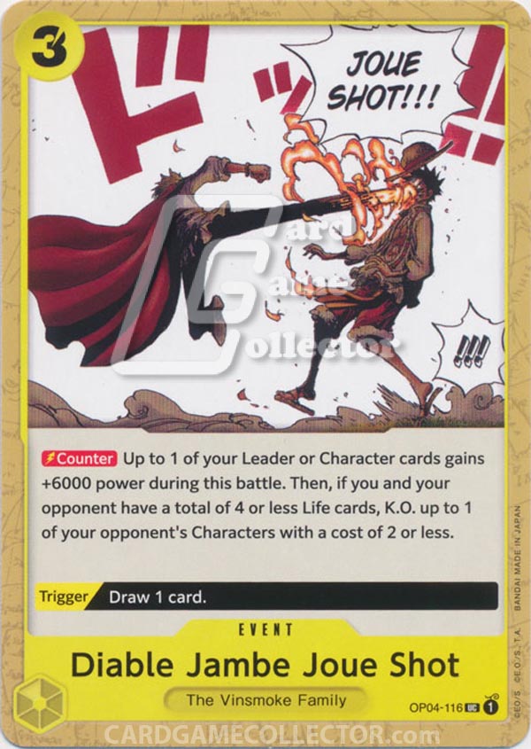 One Piece TCG (2022): Diable Jambe Joue Shot