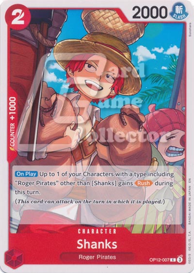 One Piece TCG (2022): Shanks