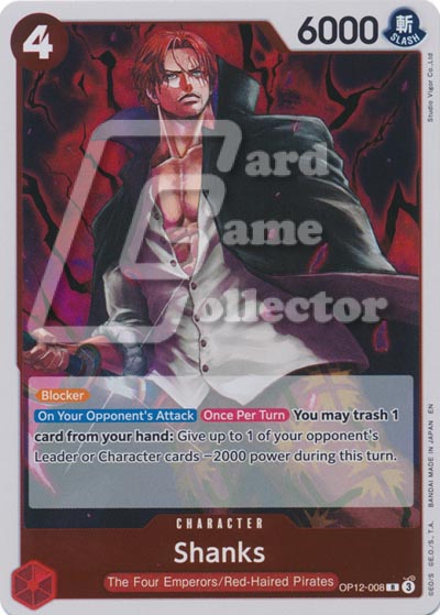 One Piece TCG (2022): Shanks