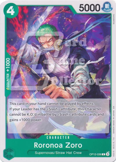 One Piece TCG (2022): Roronoa Zoro
