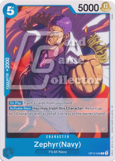 One Piece TCG (2022): Zephyr (Navy)