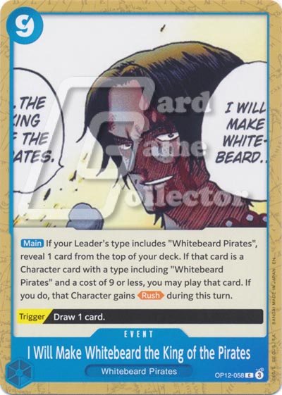 One Piece TCG (2022): I Will Make Whitebeard the King of the Pirates