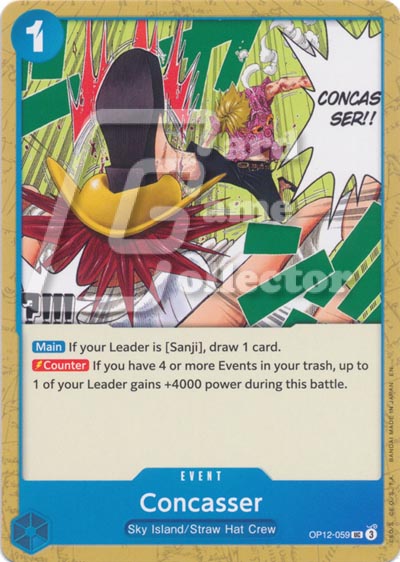 One Piece TCG (2022): Concasser