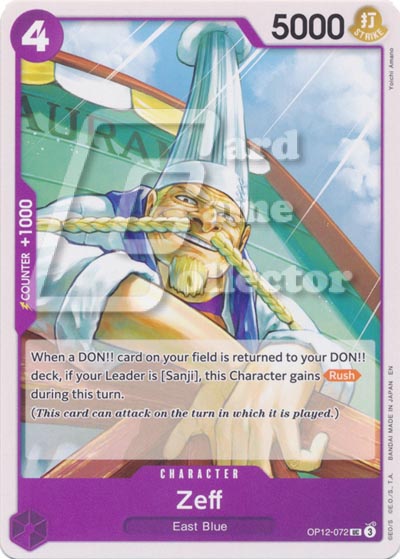 One Piece TCG (2022): Zeff