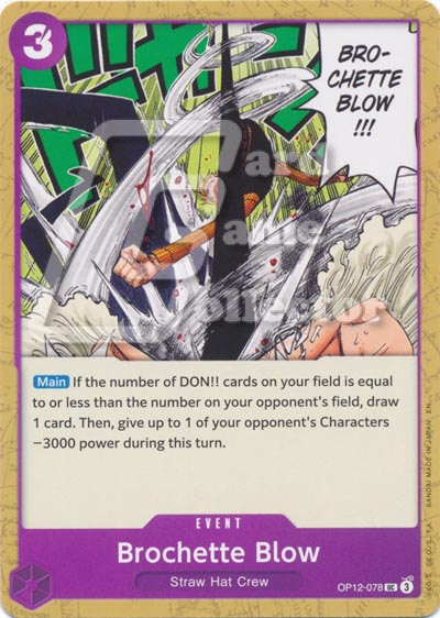 One Piece TCG (2022): Brochette Blow