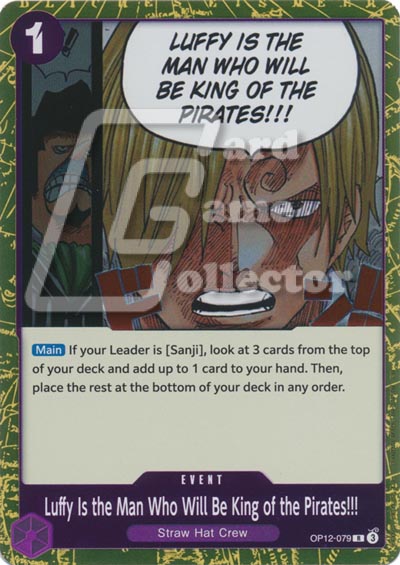 One Piece TCG (2022): Luffy Is the Man Who Will Be King of the Pirates!!!