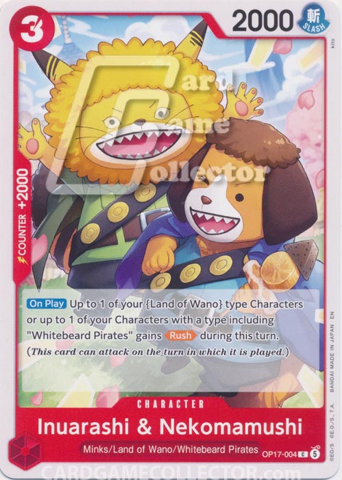 One Piece TCG (2022): Inuarashi & Nekomamushi