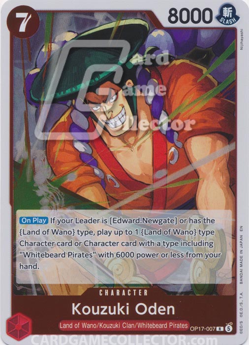 One Piece TCG (2022): Kouzuki Oden