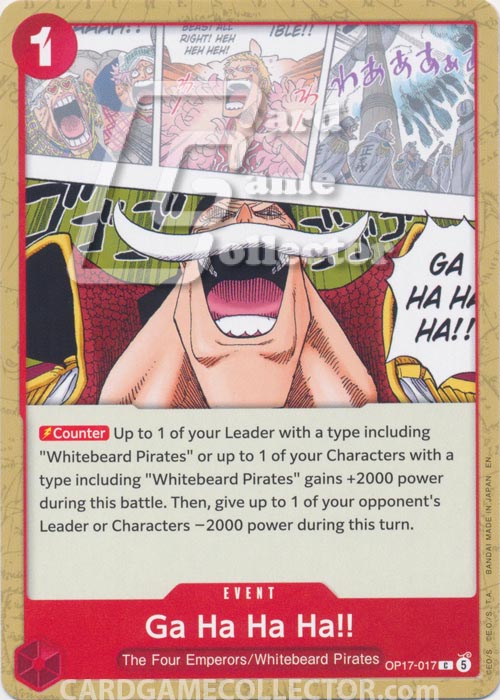 One Piece TCG (2022): Ga Ha Ha Ha!!