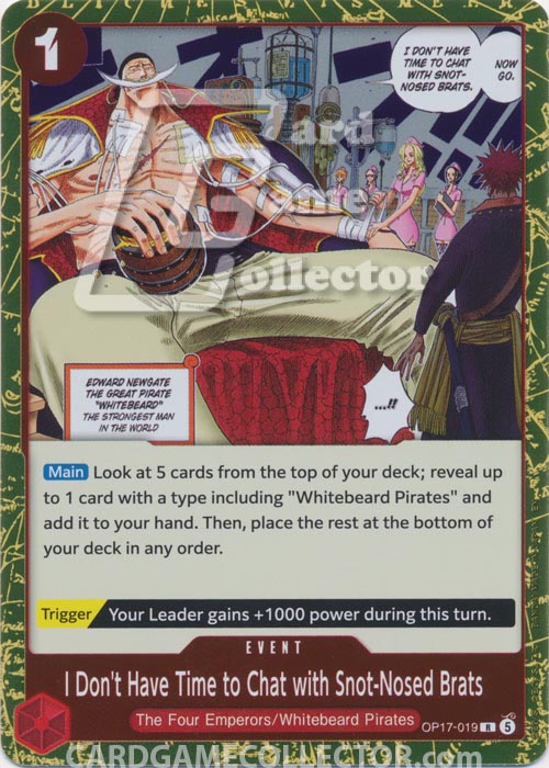 One Piece TCG (2022): I Don't Have Time to Chat with Snot-Nosed Brats