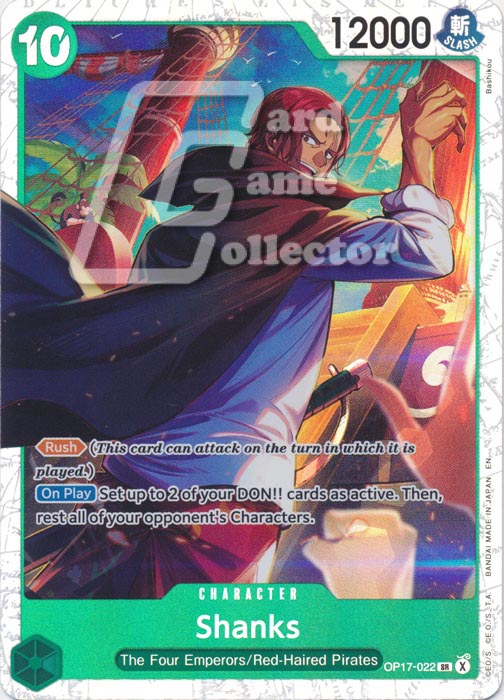 One Piece TCG (2022): Shanks