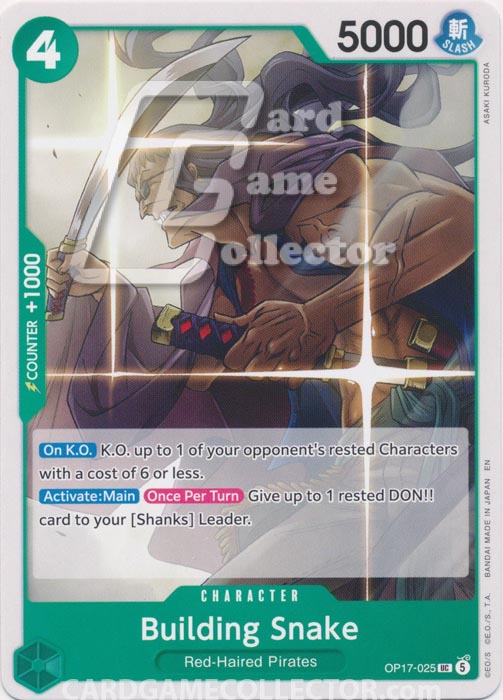 One Piece TCG (2022): Building Snake