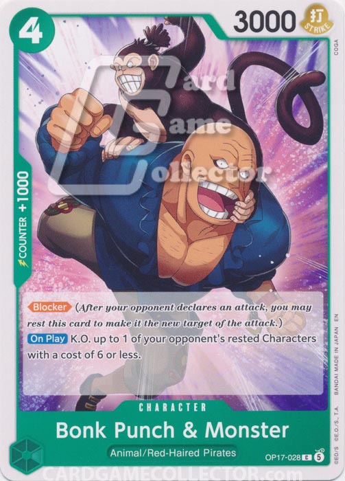 One Piece TCG (2022): Bonk Punch & Monster