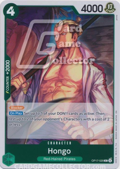 One Piece TCG (2022): Hongo