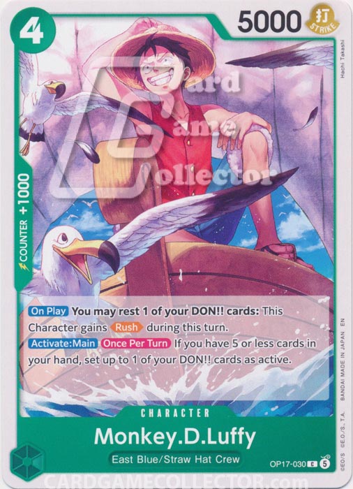One Piece TCG (2022): Monkey D. Luffy