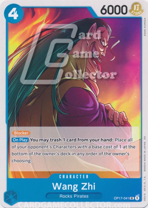 One Piece TCG (2022): Wang Zhi