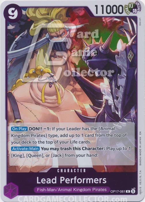 One Piece TCG (2022): Lead Performers
