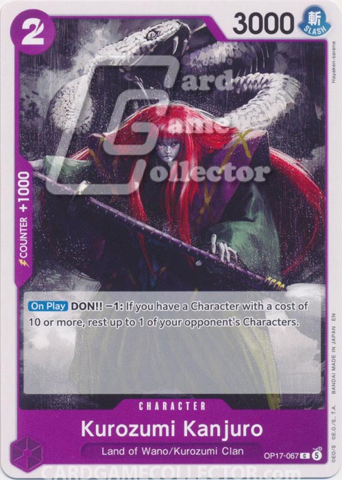One Piece TCG (2022): Kurozumi Kanjuro