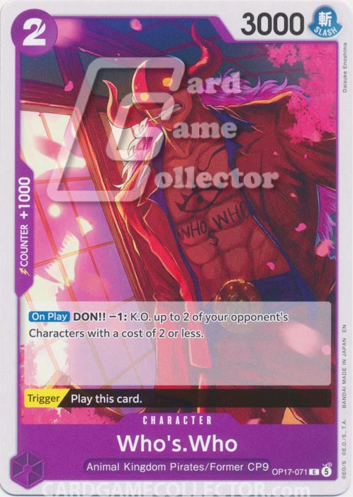 One Piece TCG (2022): Who's Who