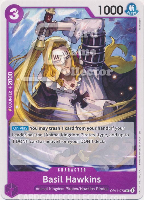 One Piece TCG (2022): Basil Hawkins